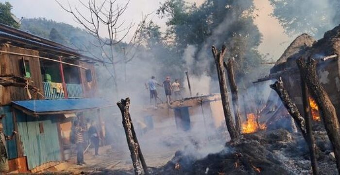 भूपू प्रहरी हवल्दारको घरमा आगलागी, ११ लाखको क्षति