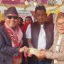 जन्मदिनको अवसरमा अध्यक्ष राईद्वारा अपाङ्गता समूहलाई ७५ हजार हस्तान्तरण